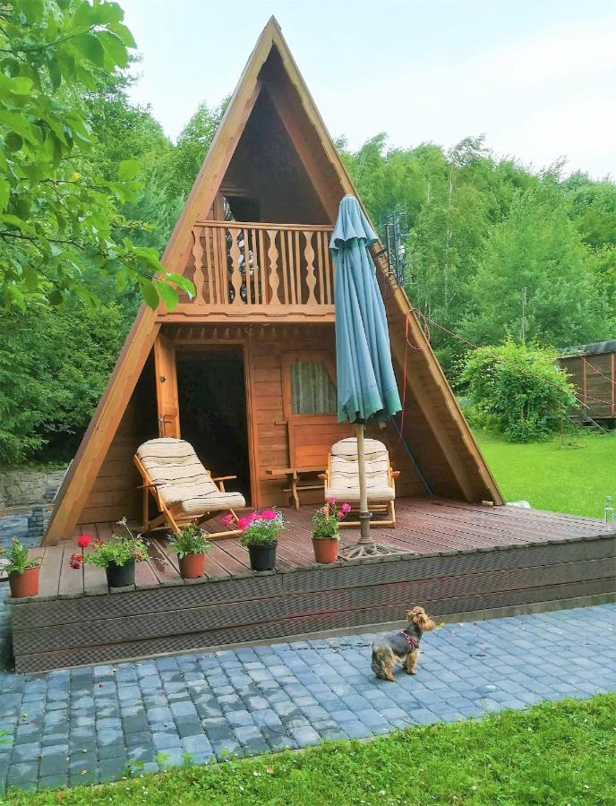 Domki Letniskowe Pod Lasem Koziniec Exteriér fotografie